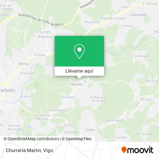 Mapa Churrería Martin