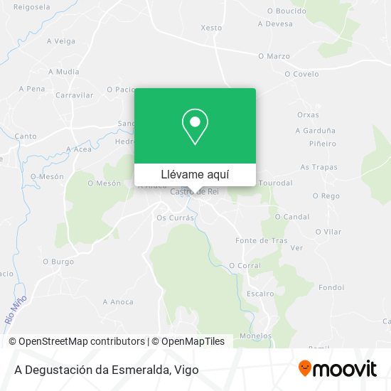 Mapa A Degustación da Esmeralda