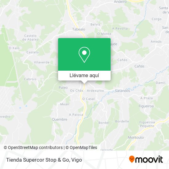 Mapa Tienda Supercor Stop & Go