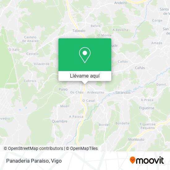 Mapa Panaderia Paraíso