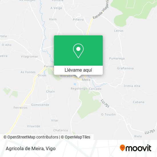 Mapa Agrícola de Meira