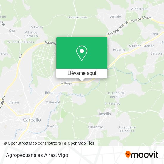 Mapa Agropecuaria as Airas