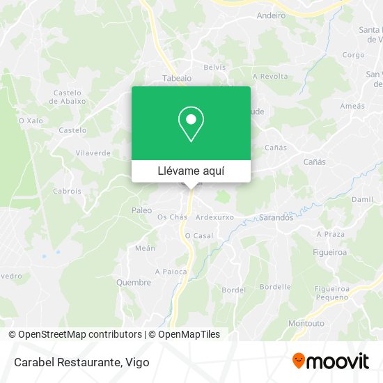 Mapa Carabel Restaurante
