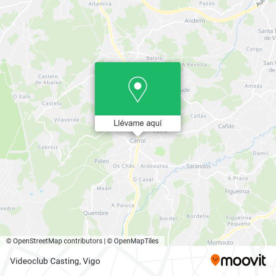 Mapa Videoclub Casting