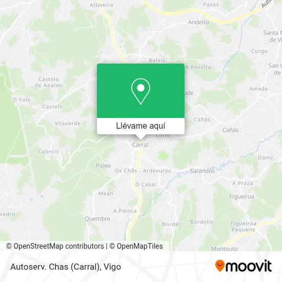 Mapa Autoserv. Chas (Carral)