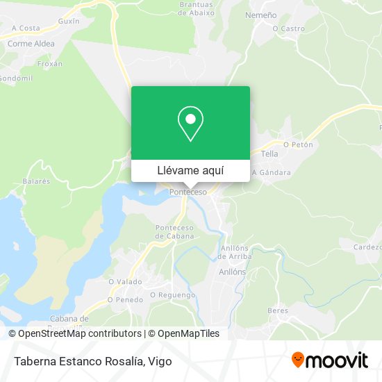 Mapa Taberna Estanco Rosalía