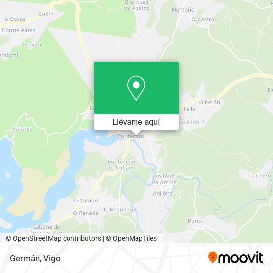 Mapa Germán