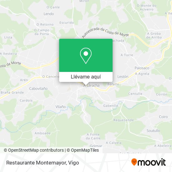 Mapa Restaurante Montemayor