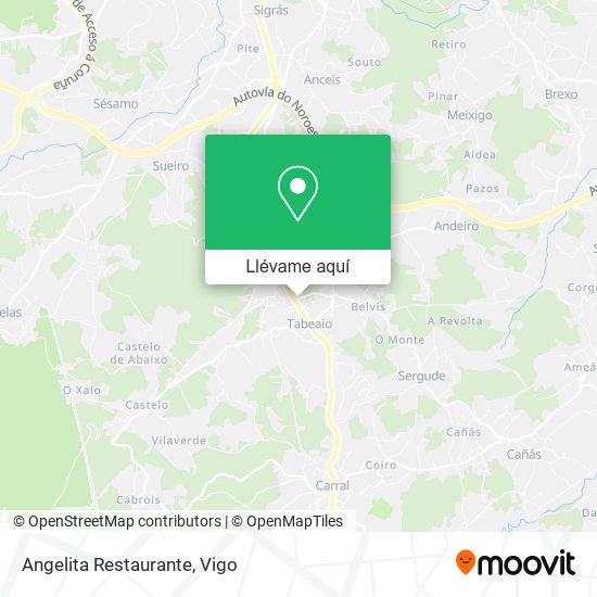 Mapa Angelita Restaurante