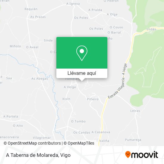 Mapa A Taberna de Molareda