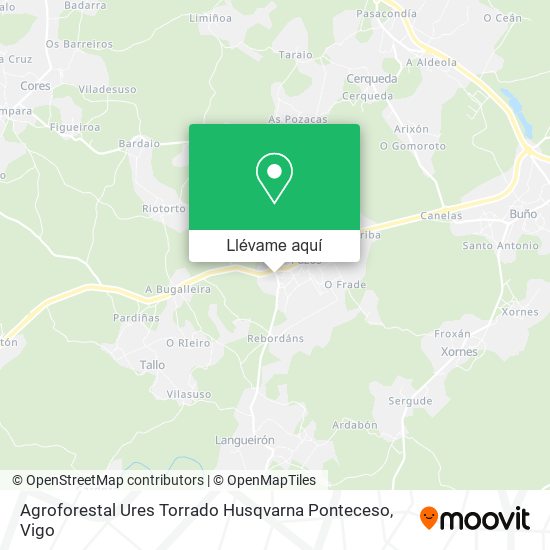 Mapa Agroforestal Ures Torrado Husqvarna Ponteceso