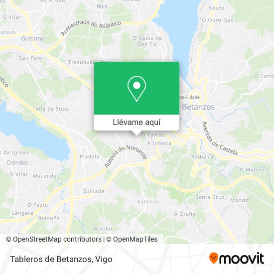 Mapa Tableros de Betanzos