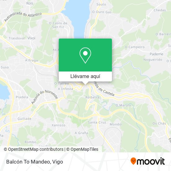 Mapa Balcón To Mandeo