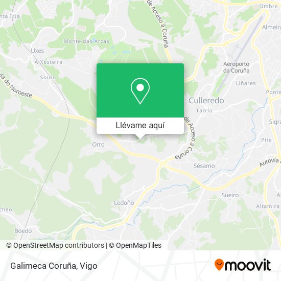 Mapa Galimeca Coruña