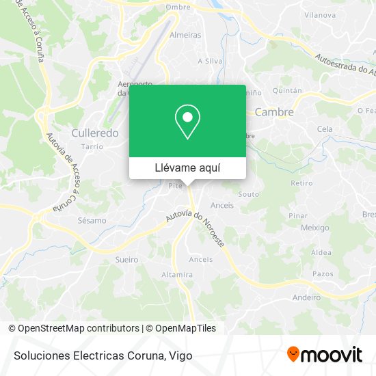 Mapa Soluciones Electricas Coruna