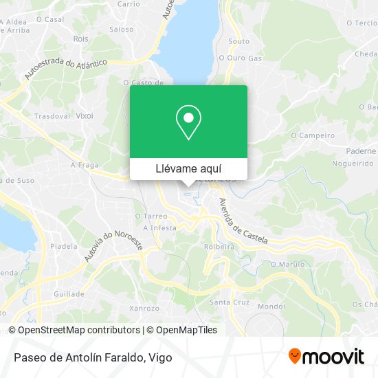 Mapa Paseo de Antolín Faraldo