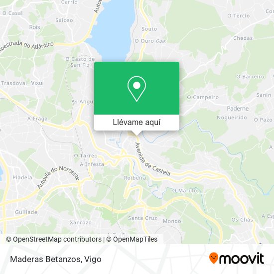 Mapa Maderas Betanzos