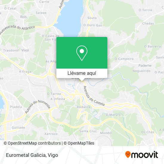 Mapa Eurometal Galicia