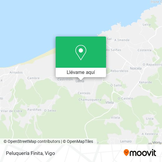 Mapa Peluquería Finita