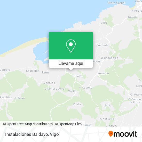Mapa Instalaciones Baldayo