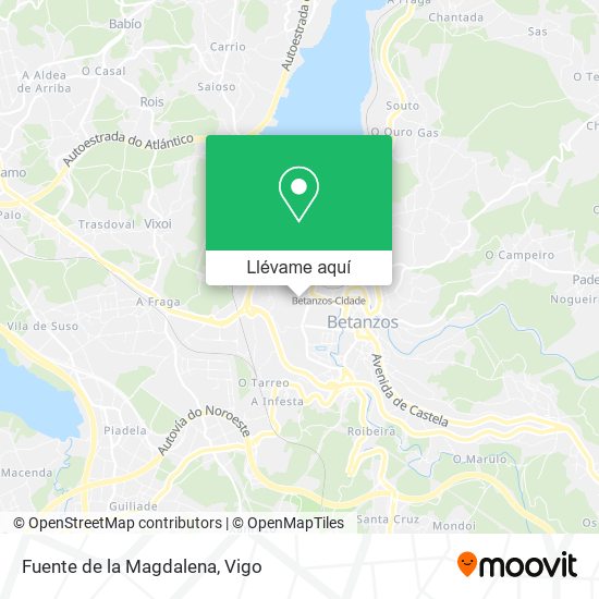 Mapa Fuente de la Magdalena
