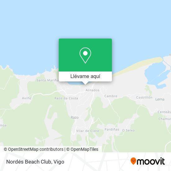 Mapa Nordés Beach Club