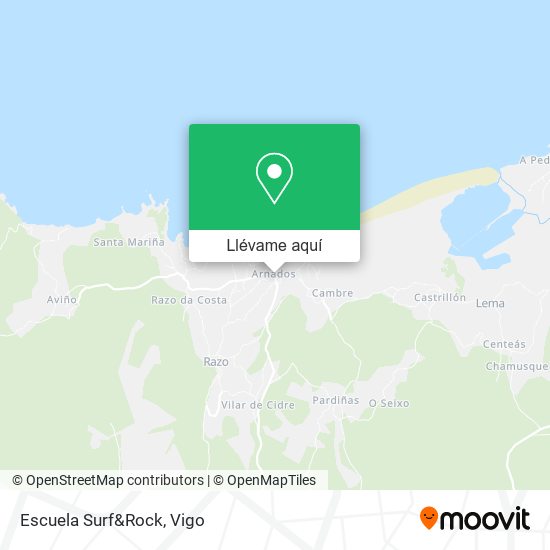 Mapa Escuela Surf&Rock