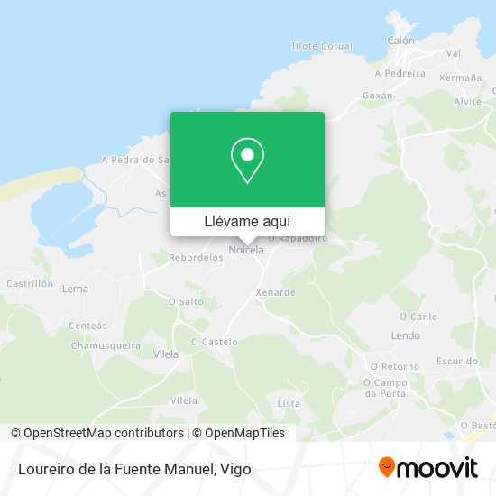 Mapa Loureiro de la Fuente Manuel