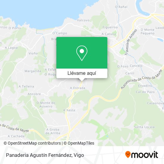 Mapa Panaderia Agustín Fernández