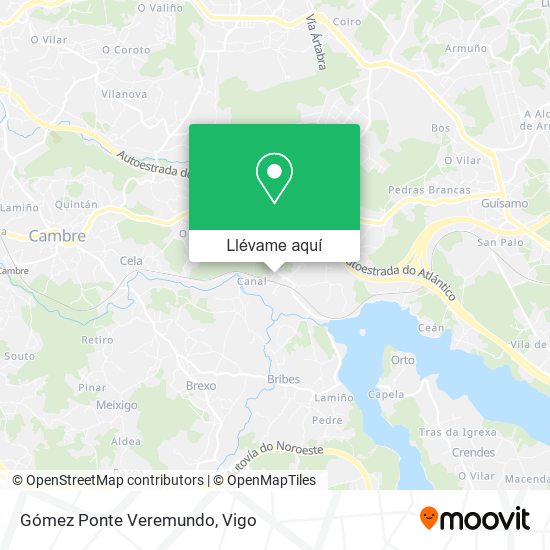 Mapa Gómez Ponte Veremundo