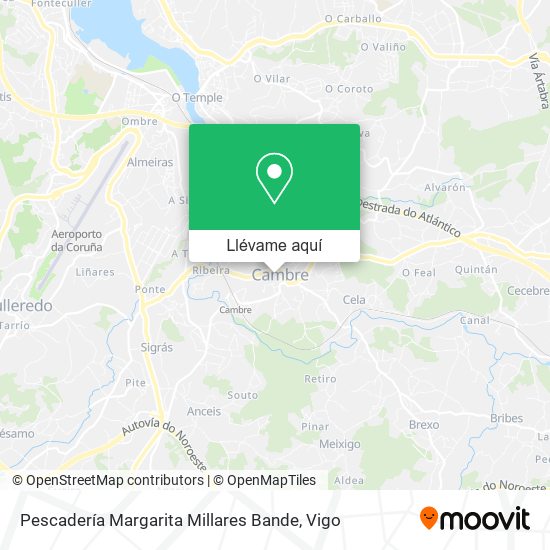 Mapa Pescadería Margarita Millares Bande