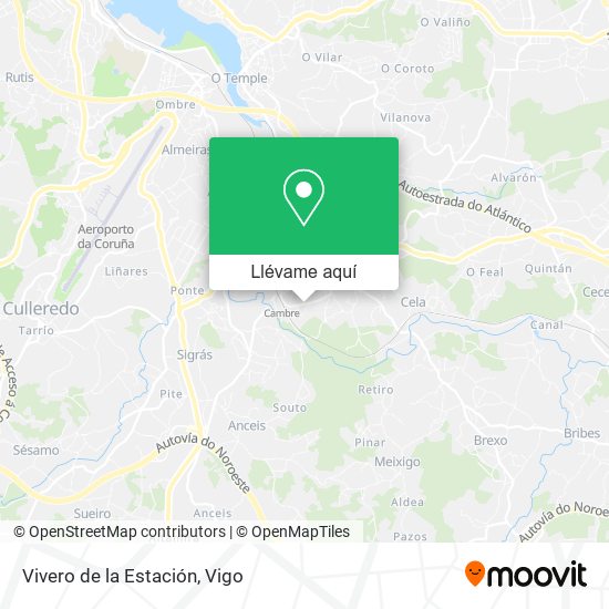 Mapa Vivero de la Estación