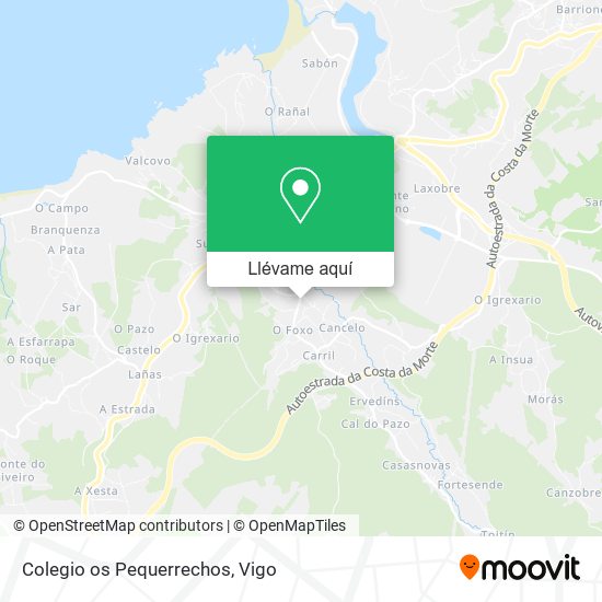 Mapa Colegio os Pequerrechos