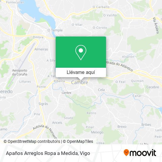 Mapa Apaños Arreglos Ropa a Medida