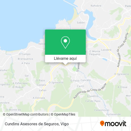 Mapa Cundins Asesores de Seguros