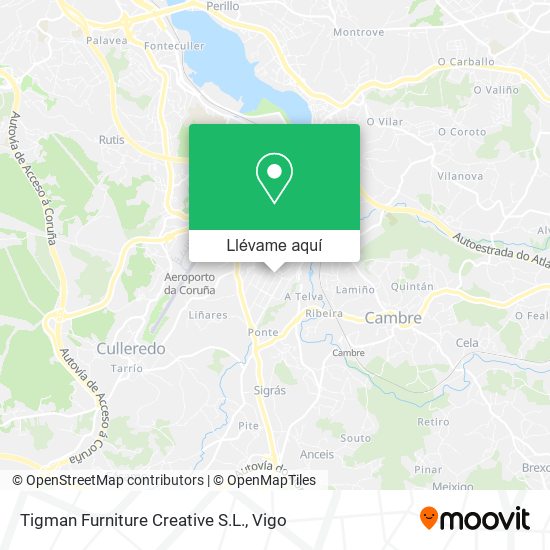 Mapa Tigman Furniture Creative S.L.