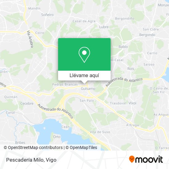Mapa Pescadería Milo