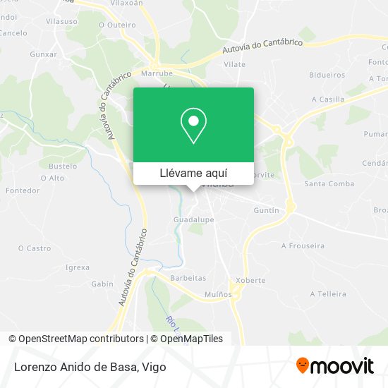 Mapa Lorenzo Anido de Basa