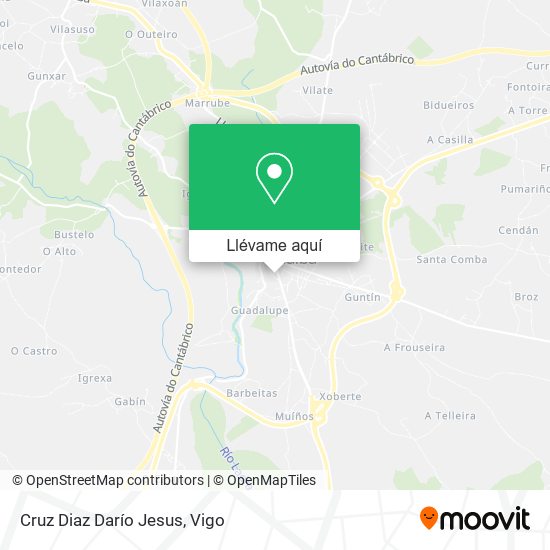 Mapa Cruz Diaz Darío Jesus