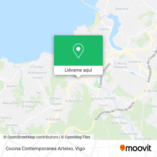 Mapa Cocina Contemporanea Arteixo