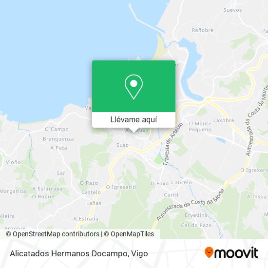 Mapa Alicatados Hermanos Docampo