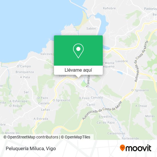 Mapa Peluquería Miluca