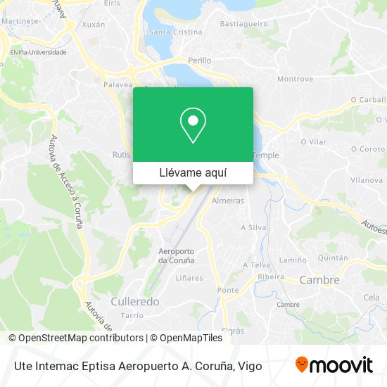 Mapa Ute Intemac Eptisa Aeropuerto A. Coruña