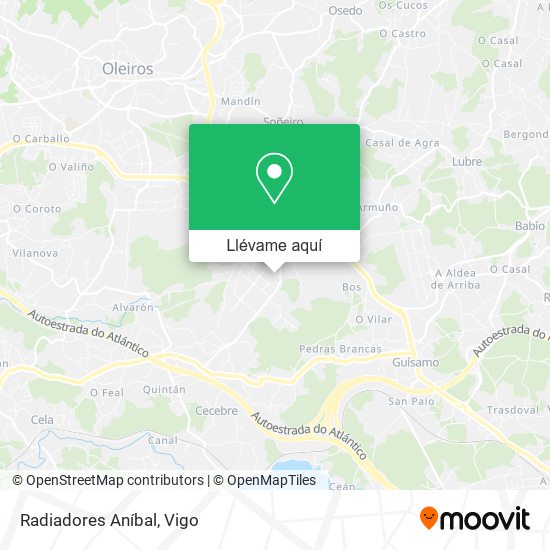 Mapa Radiadores Aníbal