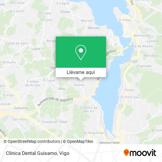 Mapa Clínica Dental Guisamo