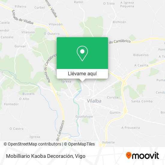 Mapa Mobilliario Kaoba Decoración