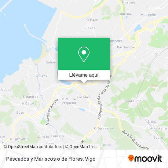 Mapa Pescados y Mariscos o de Flores