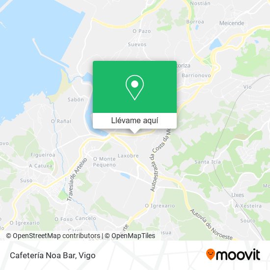 Mapa Cafetería Noa Bar