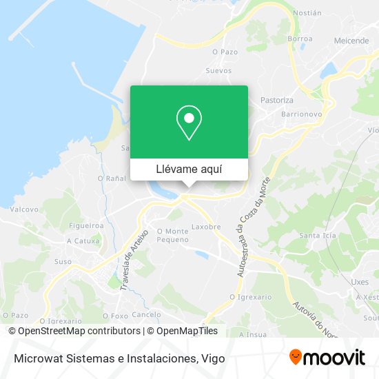 Mapa Microwat Sistemas e Instalaciones