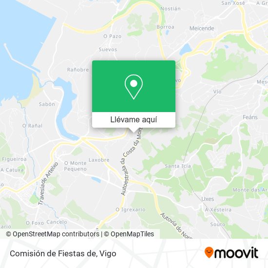 Mapa Comisión de Fiestas de